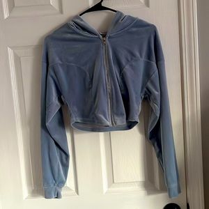 Icy Blue Cropped Jacket 🩵